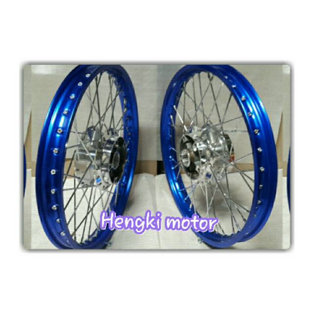 Velg vixion new warna biru