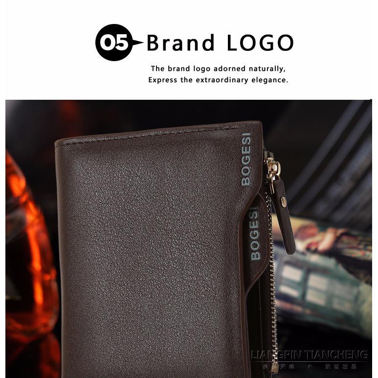 Dompet Kulit Pria - BOGESI836 - Black