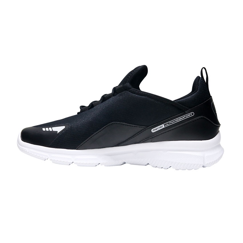 Precise Hanako W Sepatu Sneakers Sport Hitam Size 37- 41 - Black/White