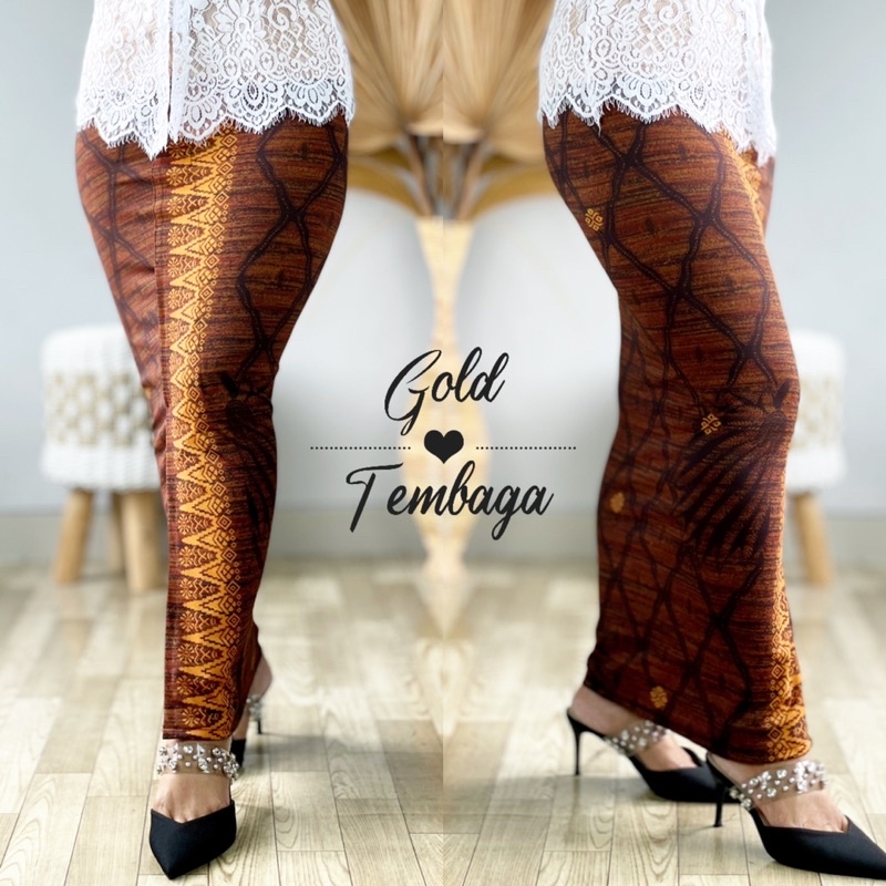 Kamen Thapki Moscrepe Motif Songket Ceplok Seseh / Kamen Jadi / Kamen Bali / Kamen Jadi Batik