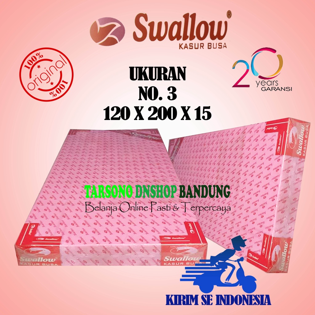 Kasur Busa Swallow / Kasur Busa Swallow No. 3 / Kasur Busa Swallow 120x200x15 / Kasur Busa Swallow O