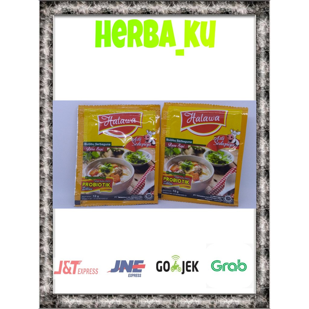 

HALAWA BUMBU PROBIOTIK PERSACHET SATUAN