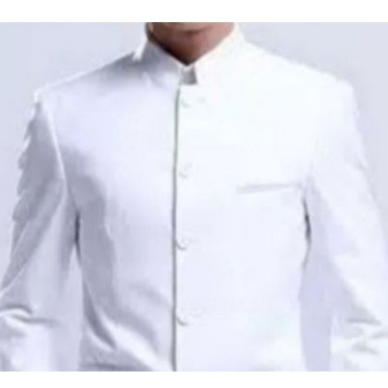 jasko Mandarin pria/jas koko pria dewasa atasan/jasko polos hitam