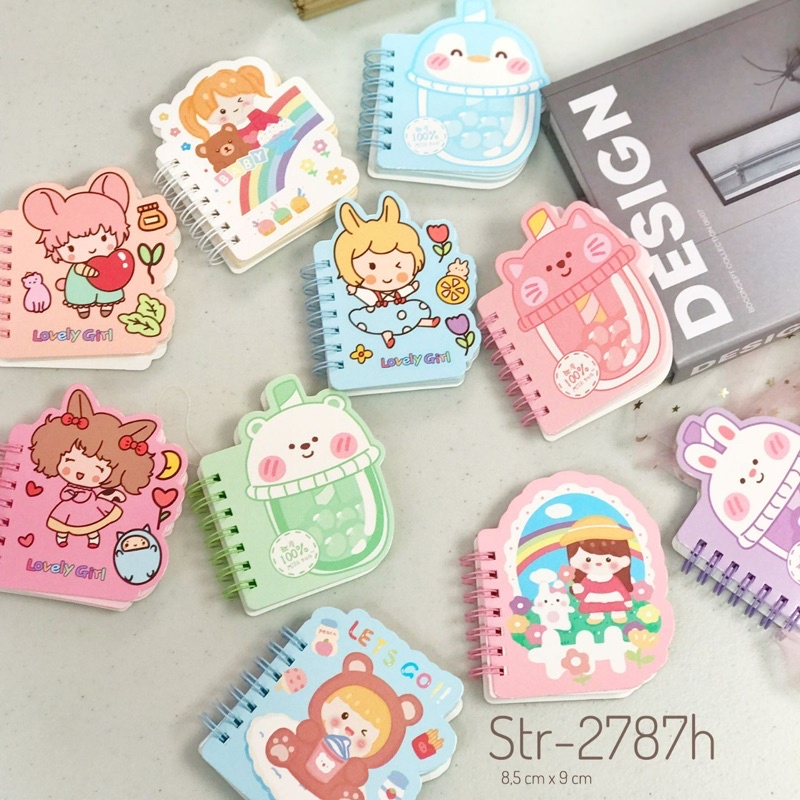 

note book buku small cute lucu
