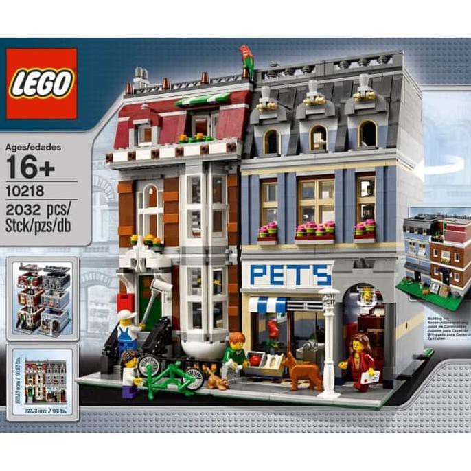 PENGIRIMAN CEPAT MAINAN LEGO ANAK CEWEK☻ 10218 PETSHOP LEGO MODULAR EKONOMIS