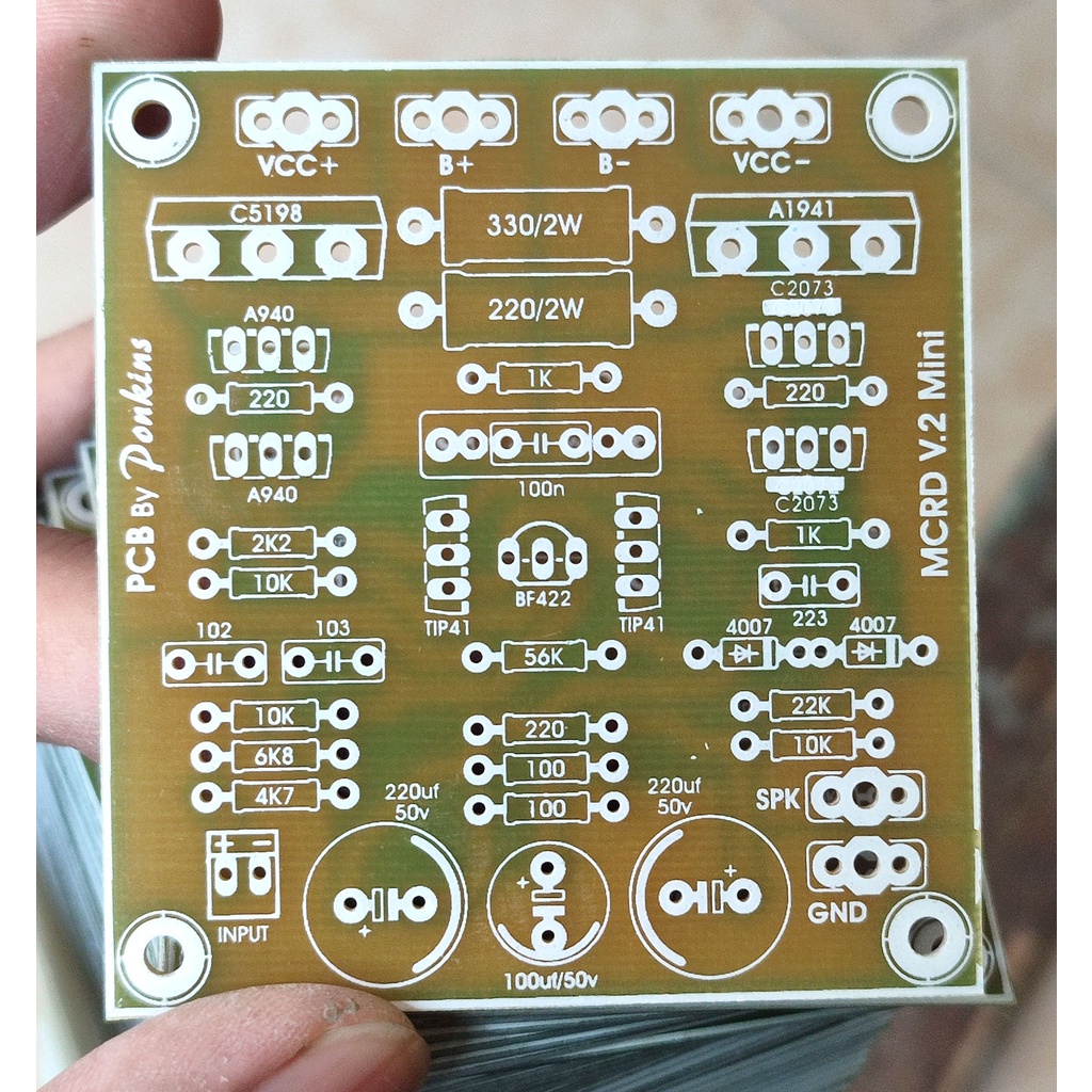 PCB MCRD V.2 Mini fiber fr4