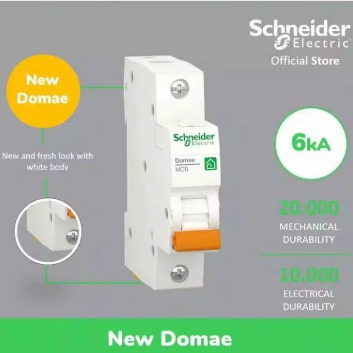 Mcb Schneider 25 Ampere / 25A / 1 Pass