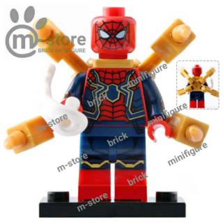  lego  avengers infinity war spiderman iron spider armour 