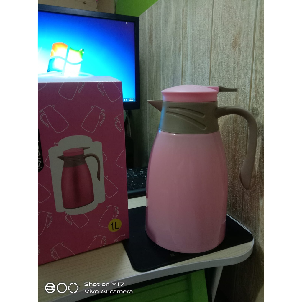 NEW TEKO AIR PANAS UKURAN 1 LITER TERMOS AIR PANAS TERMOS TAHAN PANAS TERMOS 1 LITER TEKO VACUM FLASK