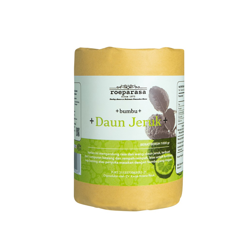 

Roeparasa Bumbu Daun Jeruk/ 1kg