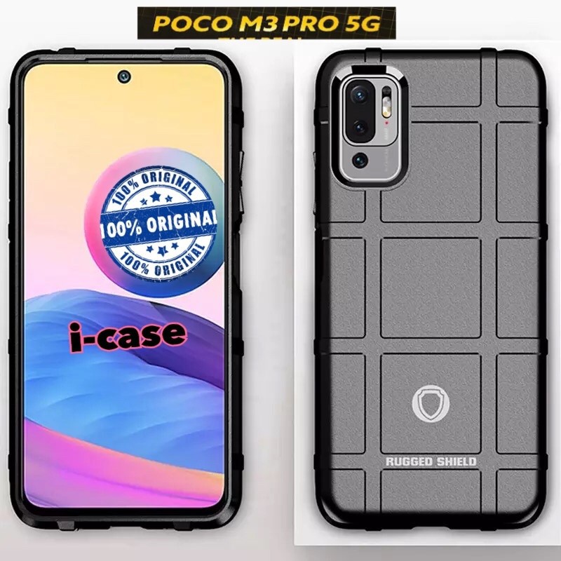 Shield Case Poco M3 Pro 5G - casing cover armor Xiaomi PocoM3 Pro 5G