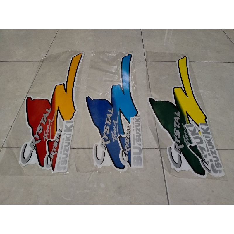 STIKER STRIPING LIS BODY SUZUKI CRYSTAL TUNE