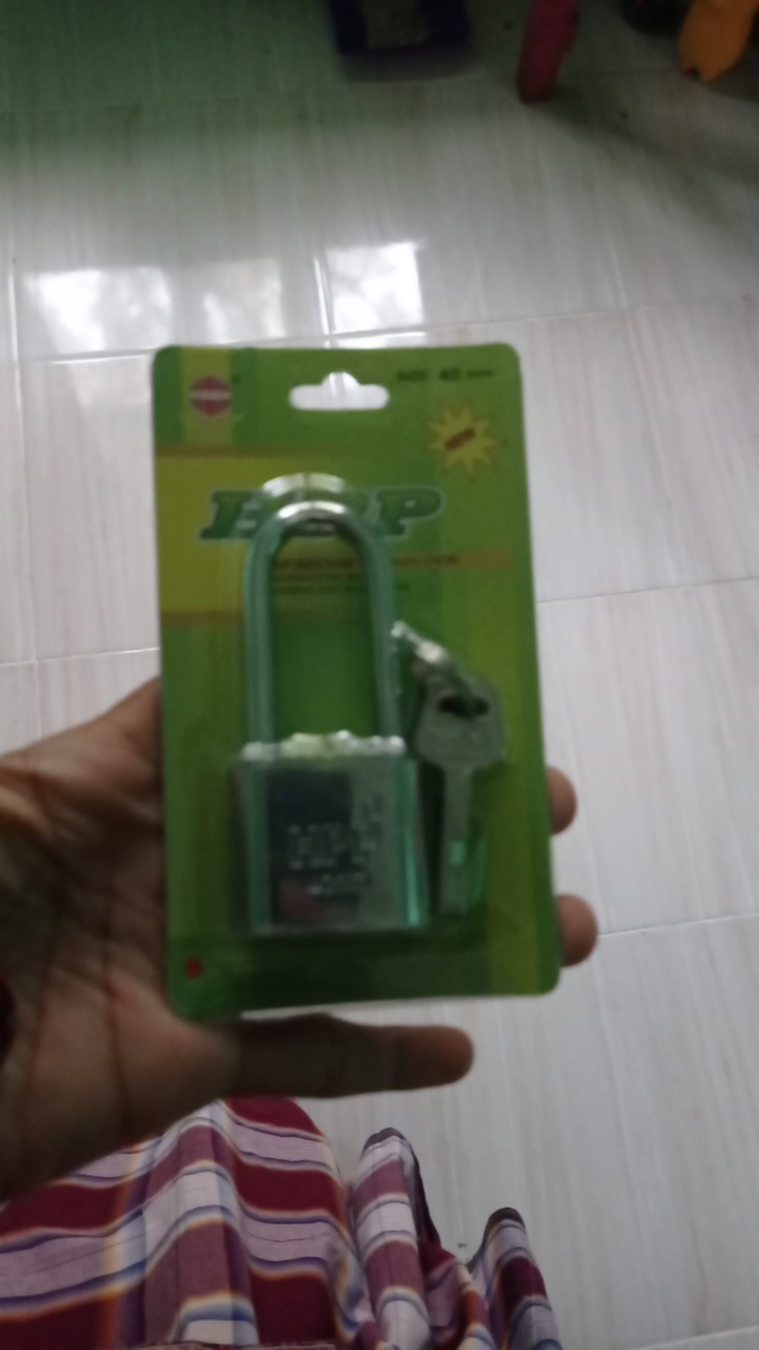 Gembok Putih 40 Mm Leher Panjang Hpp Murah