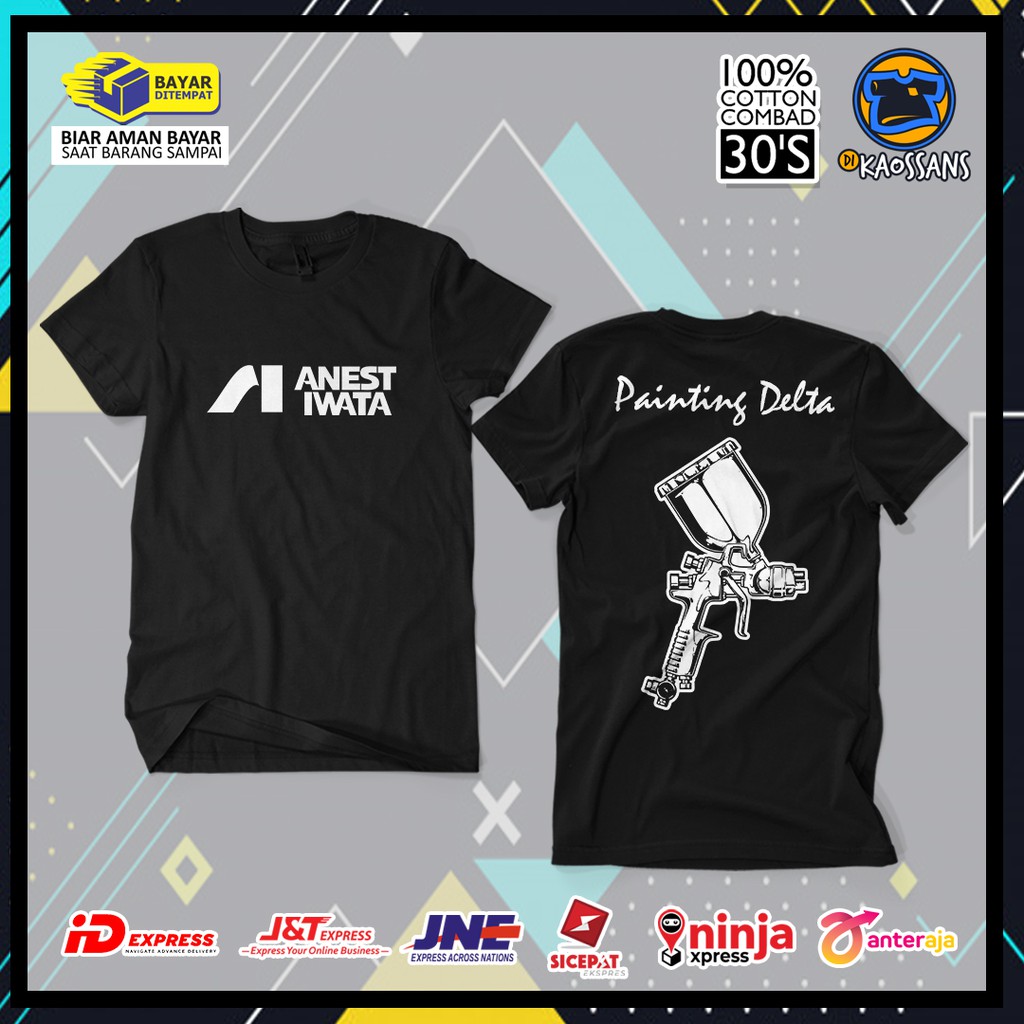 Kaos Distro/Kaos Satuan/Kaos Custom Sablon Painting Delta Kaos Custom Kaos Satuan