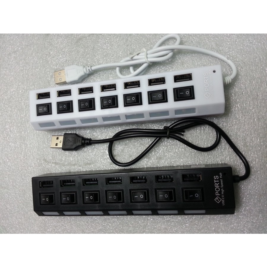 USB hub 7 port dengan saklar on/off