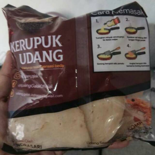 

Kerupuk udang padi kapas / indrasari