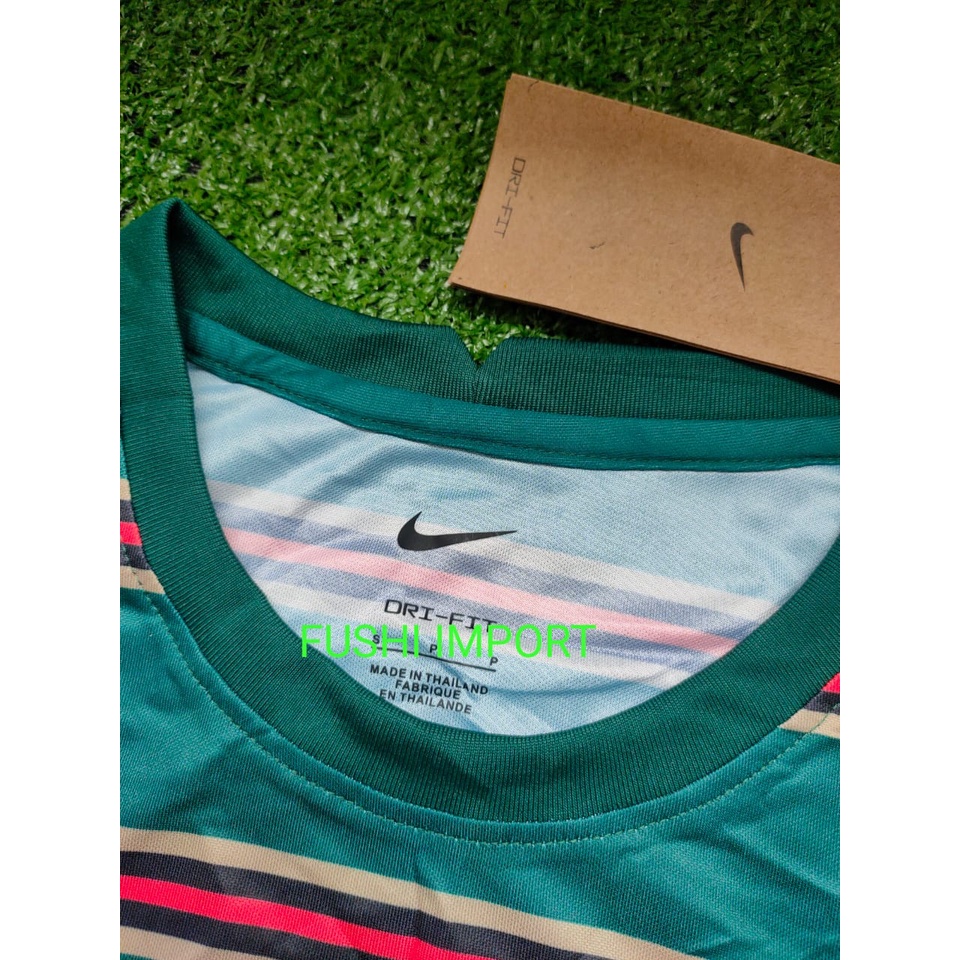 Jersey Baju Bola Lvrpll Training Hijau Shirt 2021 2022 Grade Ori