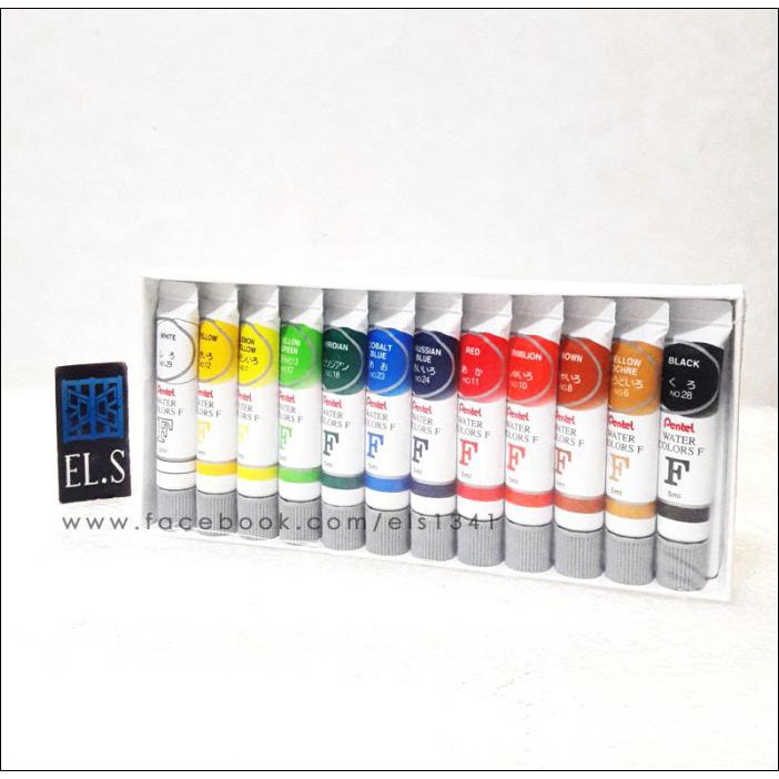 

PENTEL WATER COLOR 12 WARNA ( CAT AIR )