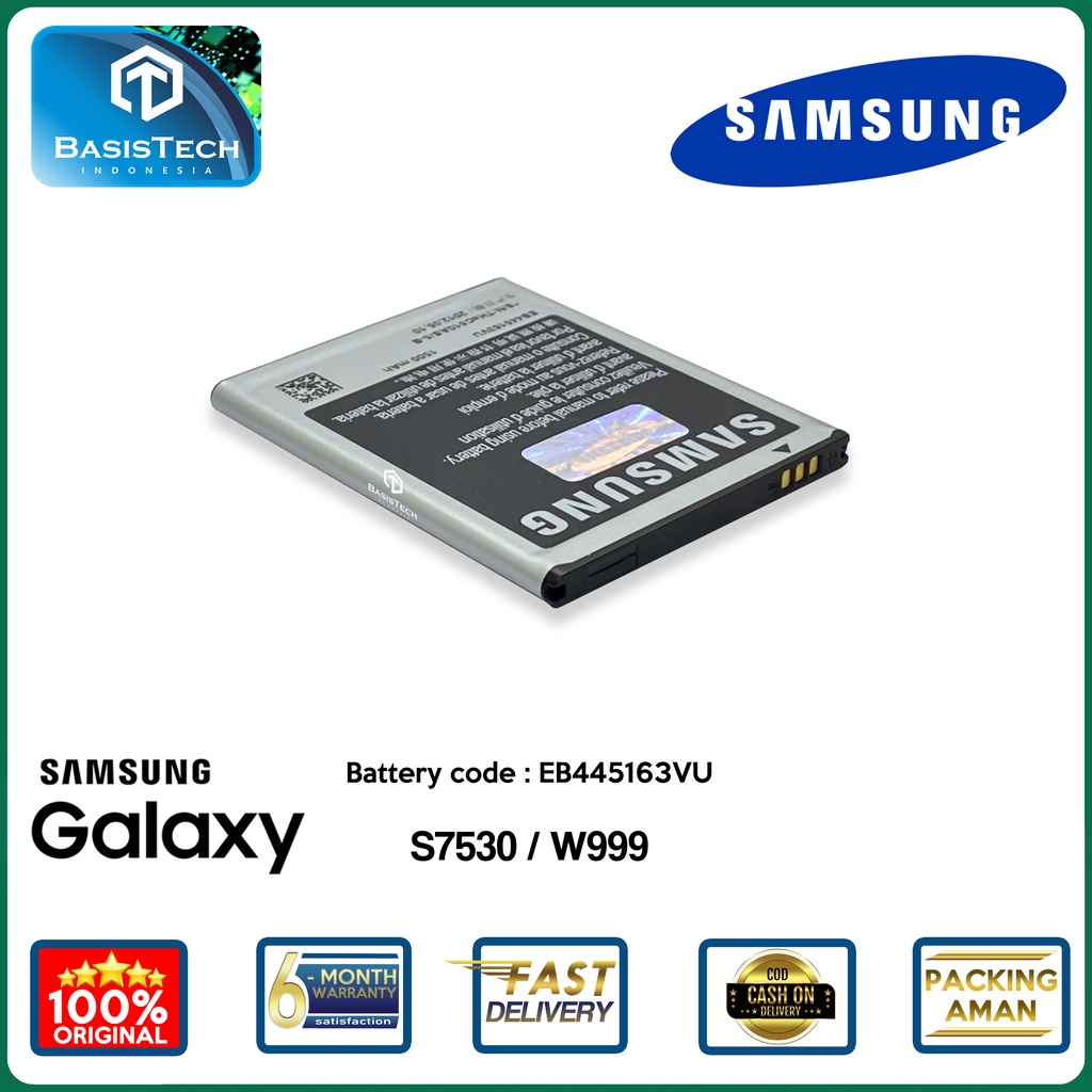 BATERAI SAMSUNG S7530 - W999 - EB445163VU - ORI