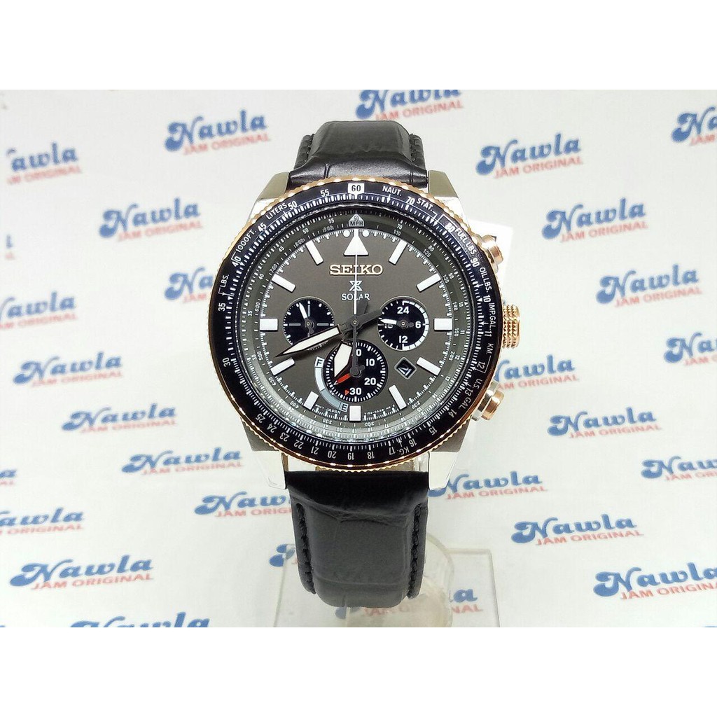 Seiko Prospex SSC611P1 Chronograph Flightmaster Sapphire - Jam Tangan Pria SSC611