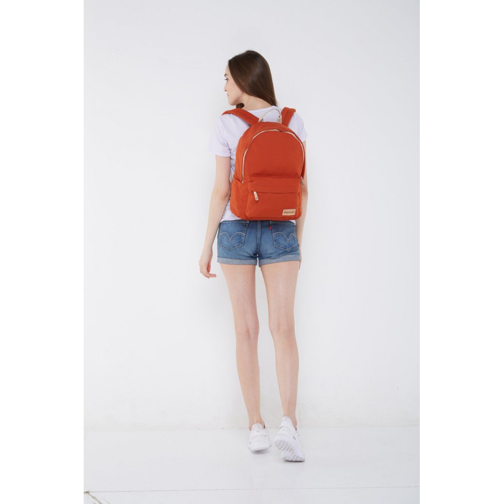 Limito Mochilo Onzo Terracotta | Tas Ransel Mini Polos Kecil Simpel Wanita Backpack |FORIND Esgotado