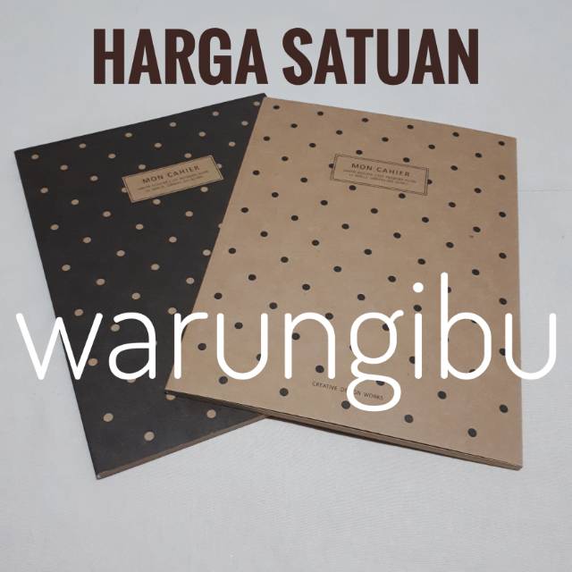 

Dot Vintage Korean Ruled Book Buku tulis Catatan Serbaguna