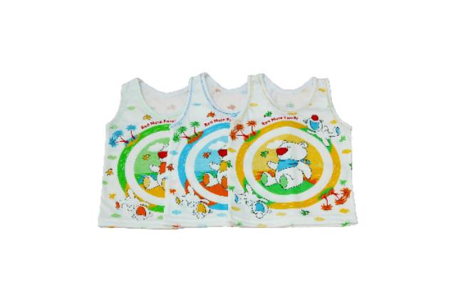 Kaos Singlet Bayi size M/Kaos Kutung Bayi/Baju Kutung Bayi