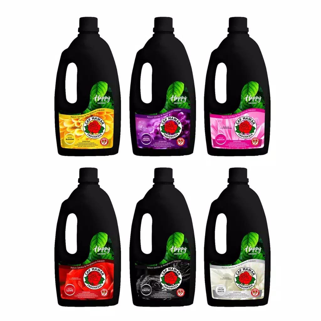 Pewangi Laundry / Pewangi Pakaian Dan Pelicin Pakaian Cap Mawar Bisa COD