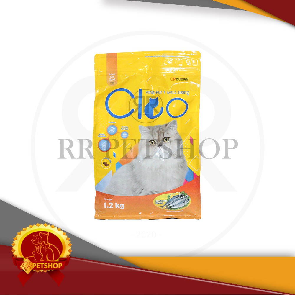 Makanan Kering Kucing dewasa CLEO Mackerel 1.2 kg dry food adult Murah