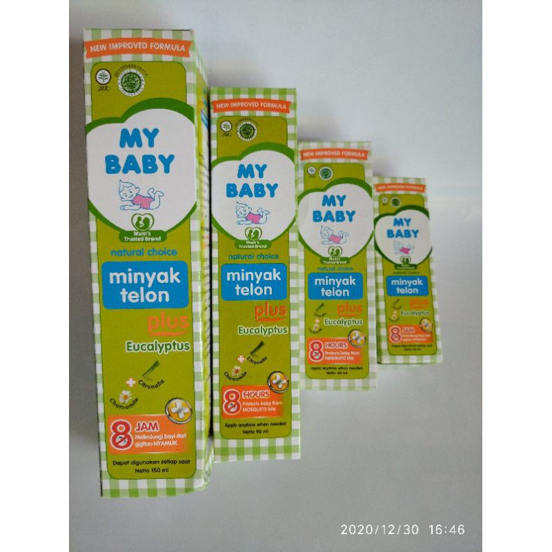 MY BABY MINYAK TELON PLUS EUCALEPTUS 90ml