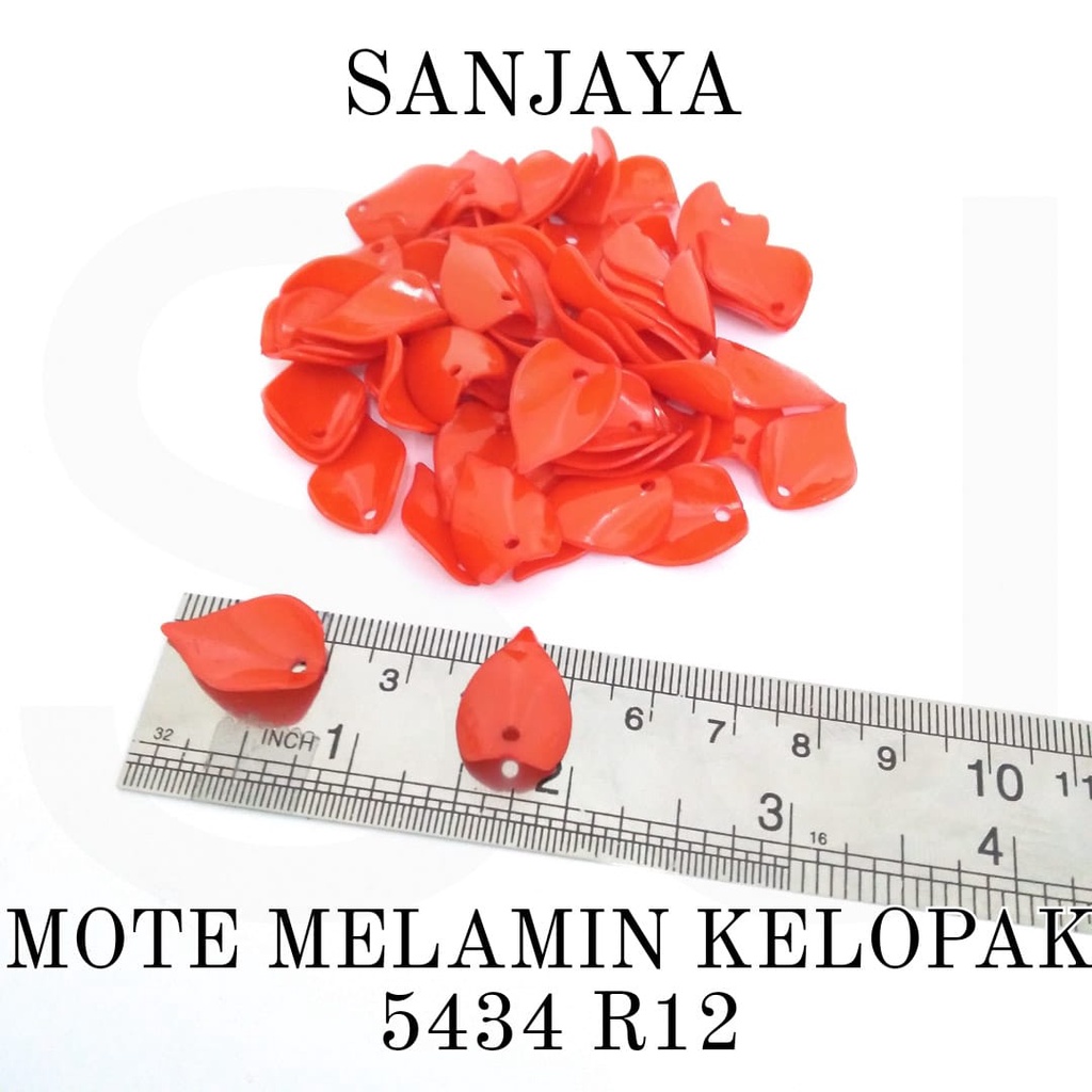 MOTE MELAMIN / MANIK DAUN / MANIK MELAMIN KELOPAK DAUN KECIL / MOTE MELAMIN KELOPAK 5434