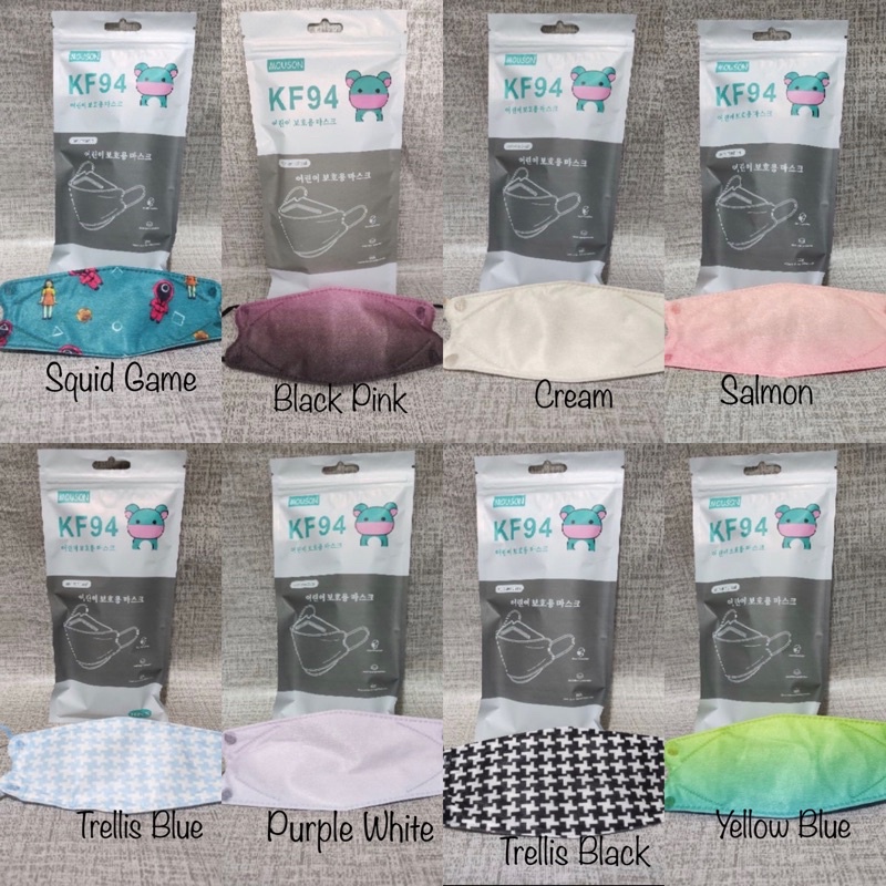Mouson KF94 Anak 4ply isi10pcs | masker kf94 anak