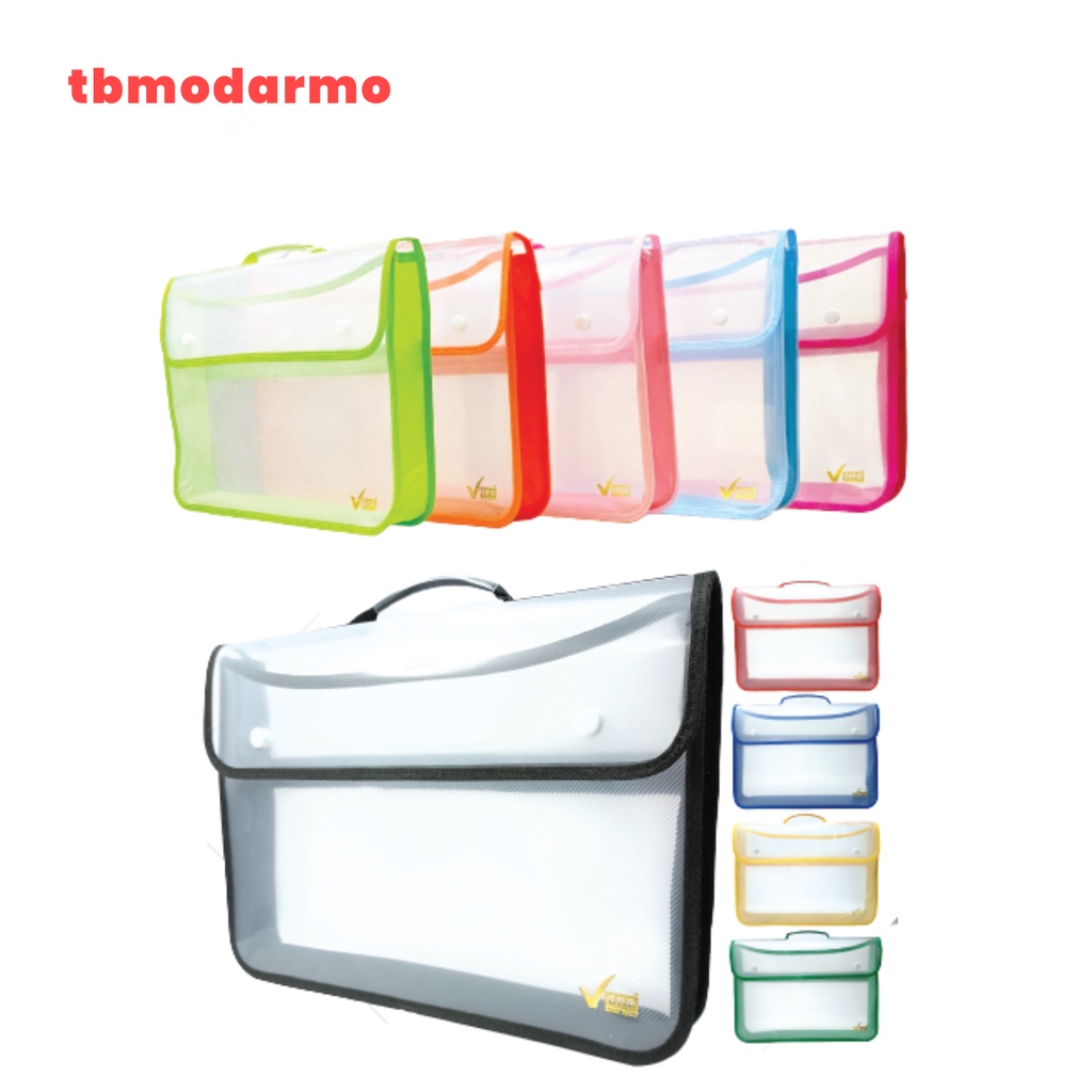 TBMO School Bag Transparan 2 Kancing V One - Satuan