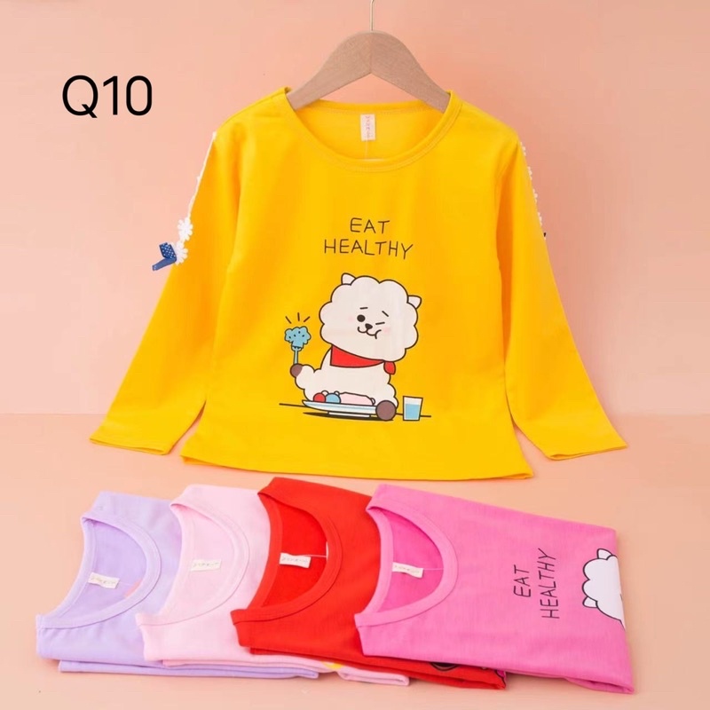 NazwaAllShop/Detail Produk Kaos panjang Anak Anak perempuan/Atasan Anak Balita Wanita/Karakter#COD