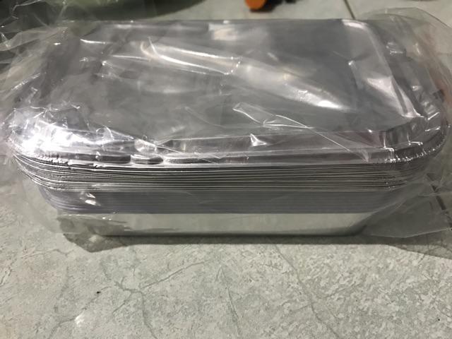 Wadah Aluminium Foil Persegi Panjang+tutup/loyang Macaroni/loyang Lasagna