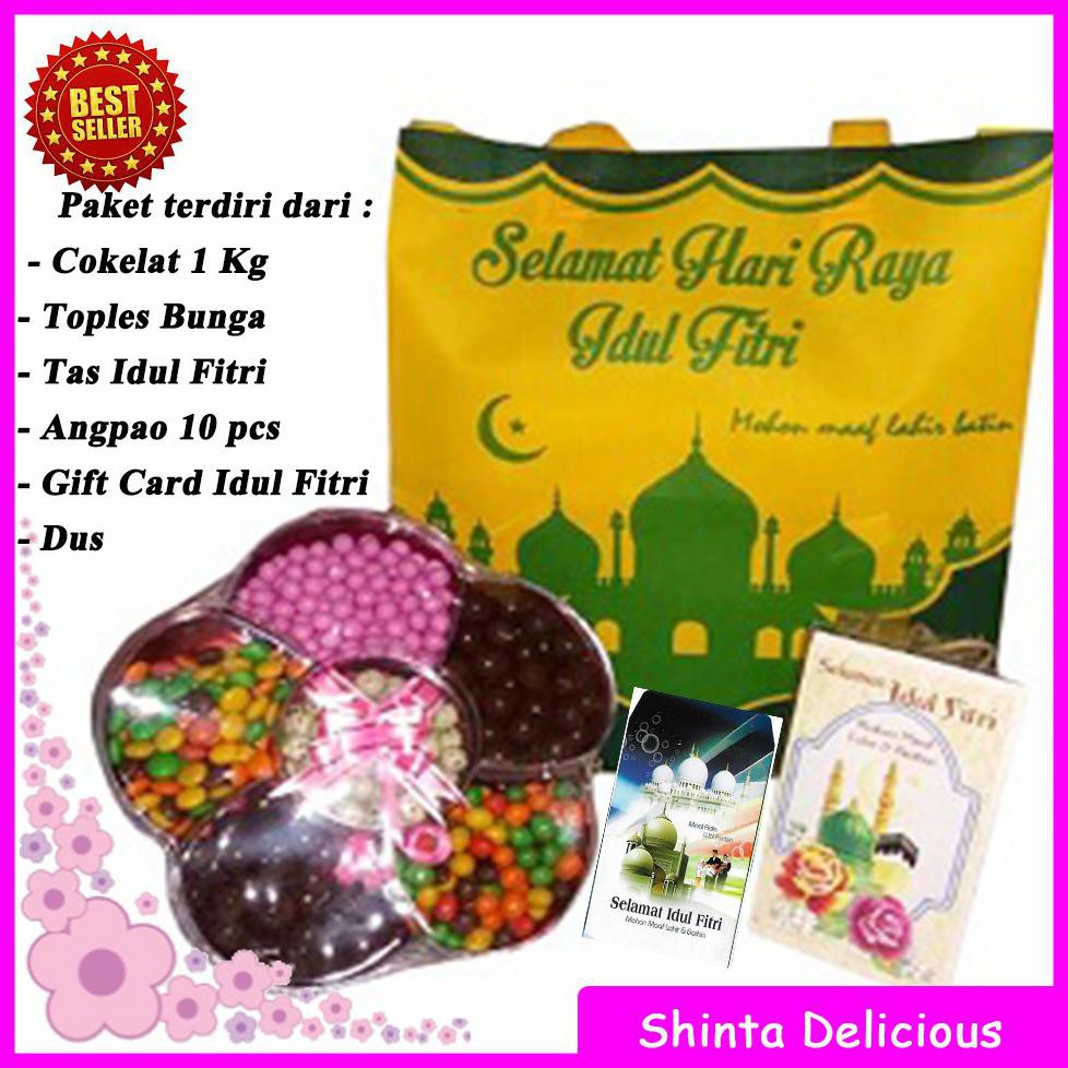 

Coklat Delfi Mix Lagie Toples Bunga Berat 1 kg + Tas Idul Fitri & Kartu Ucapan Lebaran Paket Lebaran