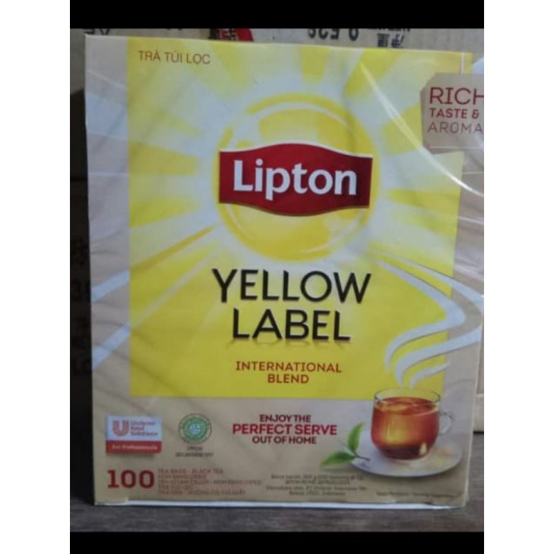 

Lipton Yelow Label isi 100