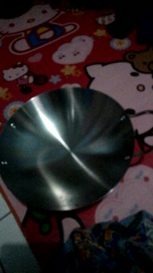 Wajan Stainless Steel Harden Anti Lengket Golden Flying Fish Wok 30 Cm