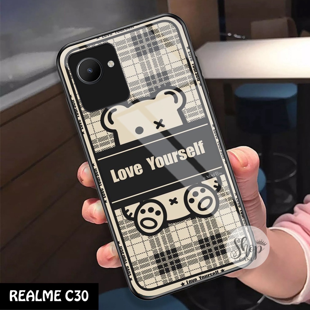 Softcase Glass Realme C30 NEW - Case Realme C30 - Case Lucu - case Realme C30 - kesing Realme C30 - 