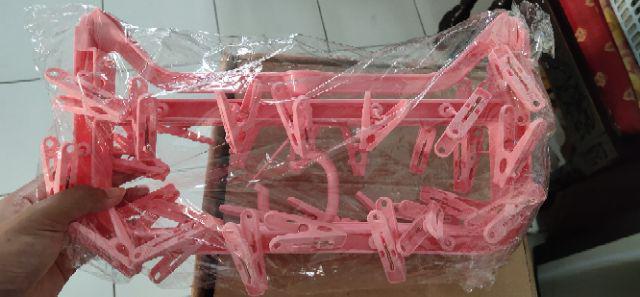 8 In 1 Hanger ( 1 Hanger Isi 8 Jepitan ,praktis & Irit Tempat