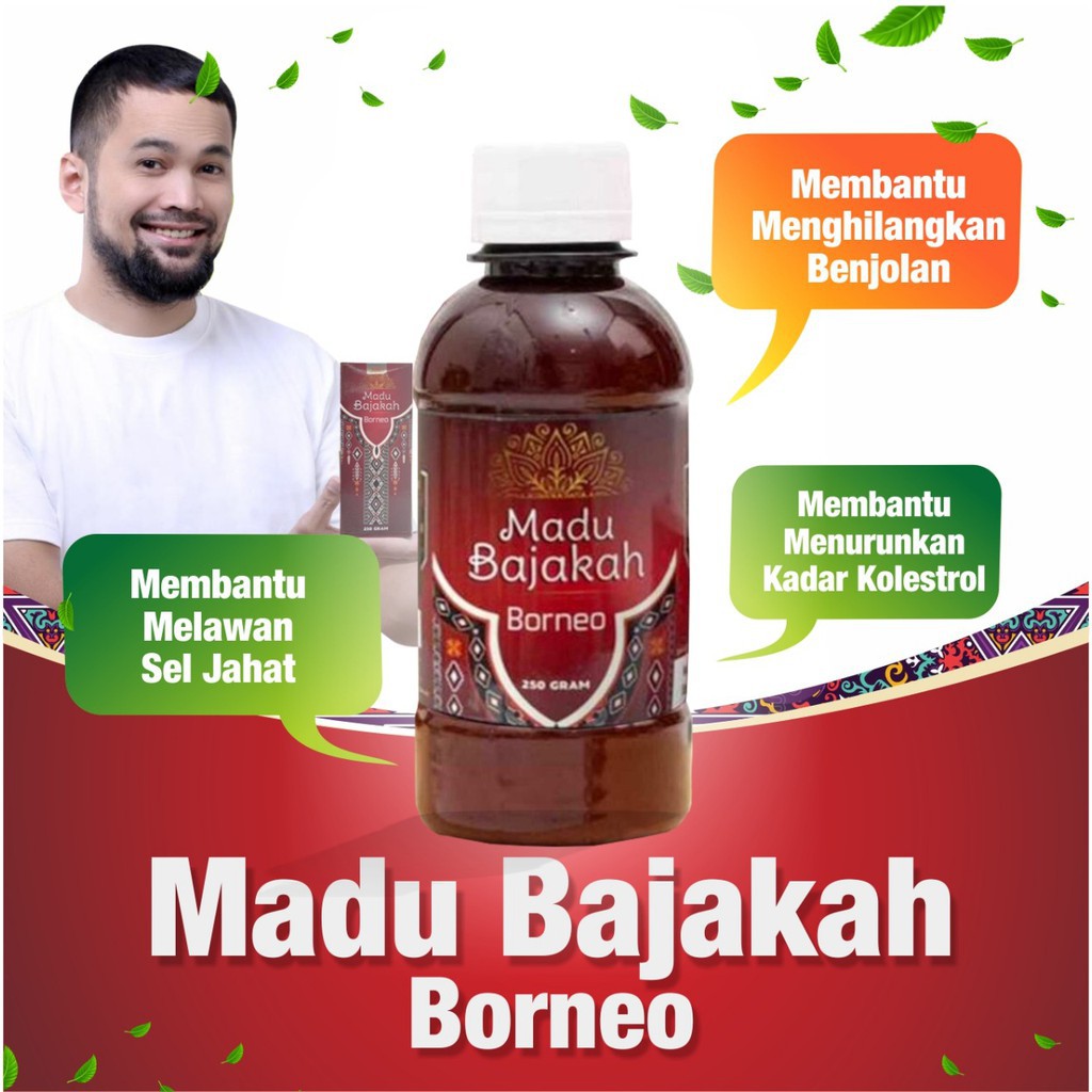 MADU BAJAKAH BORNEO ORI 100% - Herbal - Madu Alami Bantu Lawan Kanker, Tumor, Kista, Liver, Stroke