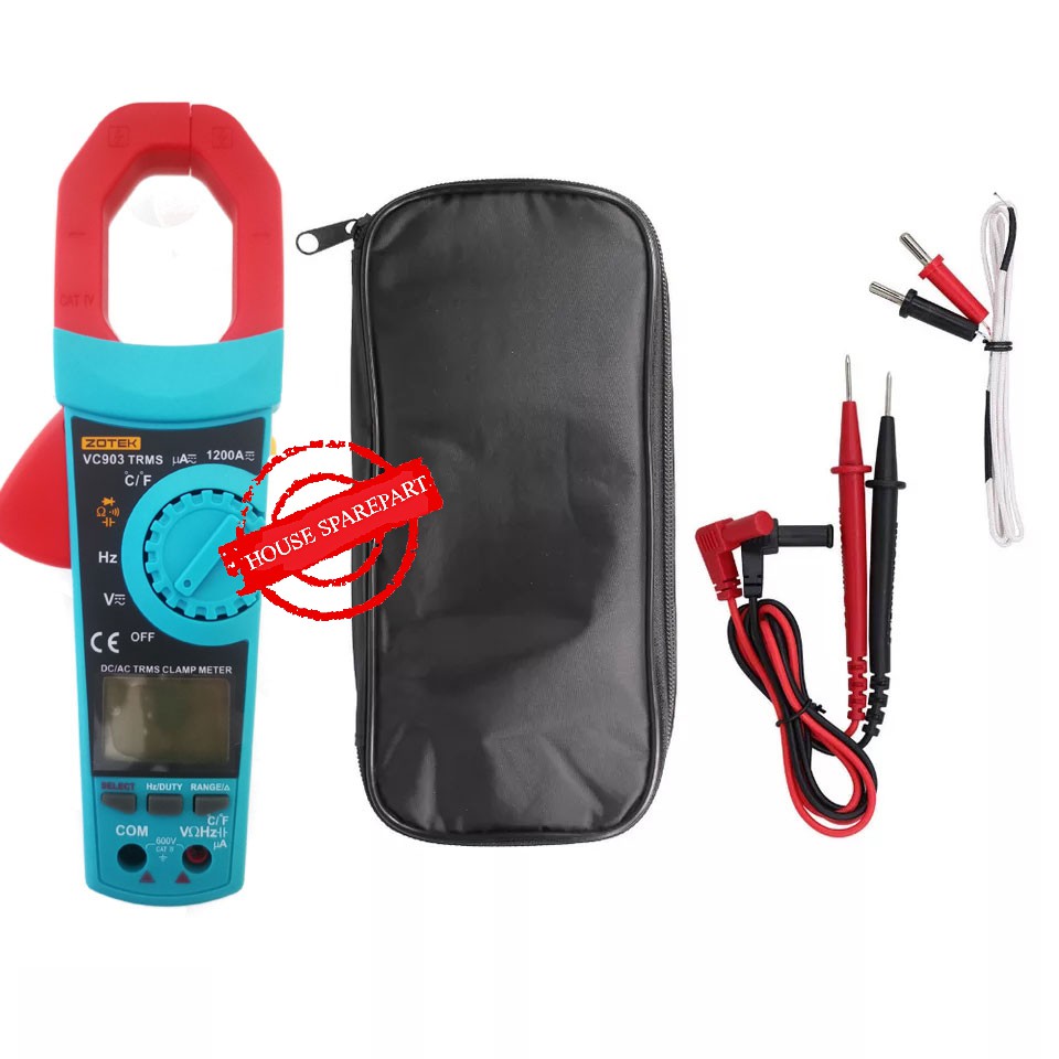 Zotek VC903 Auto Range Clamp Meter Tang Ampere Digital Tang Ampere Digital Clamp Meter Original