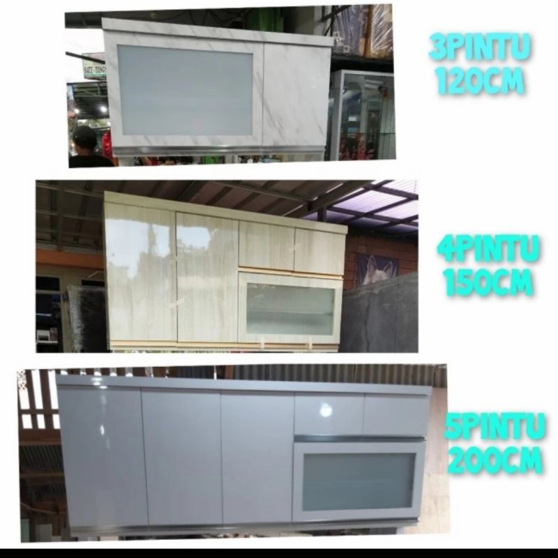 Kitchen set dapur atas multiplex hpl
