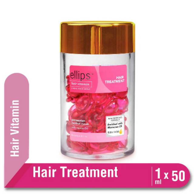  Elips  Ellips Hair Vitamin  dengan Moroccan Oil Kemasan 