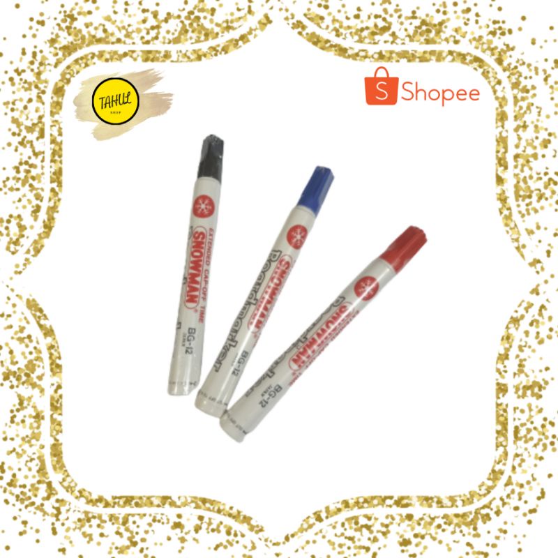 

Spidol Snowman boardmarker BG -12 dan Permanen AG-12