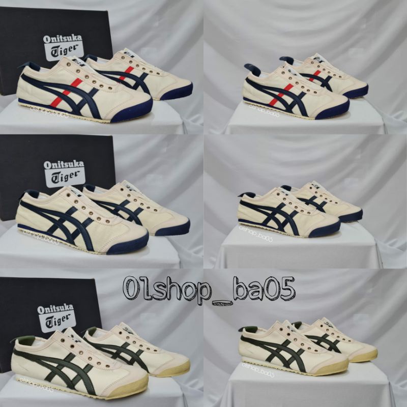 SEPATU ONITSUKA TIGER PRIA SLIP ON TANPA TALI WANITA /BISA COD