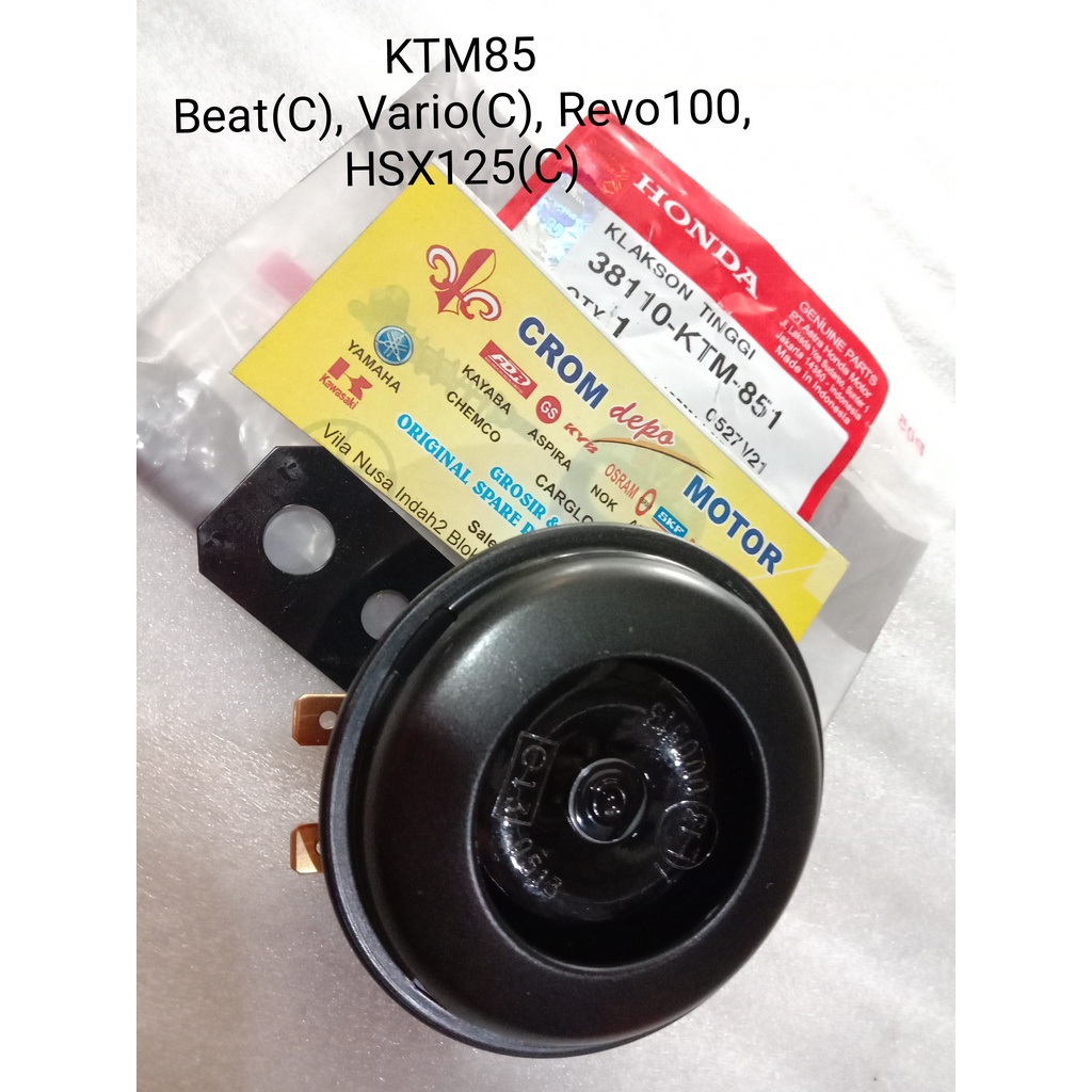 Horn KTM85 Revo100 HSX125 C HSX125 FI Vario110 C Klakson