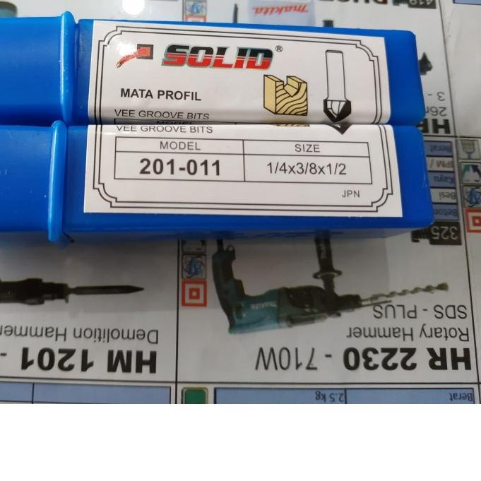 Solid mata router Vee Groove ACP mata trimmer