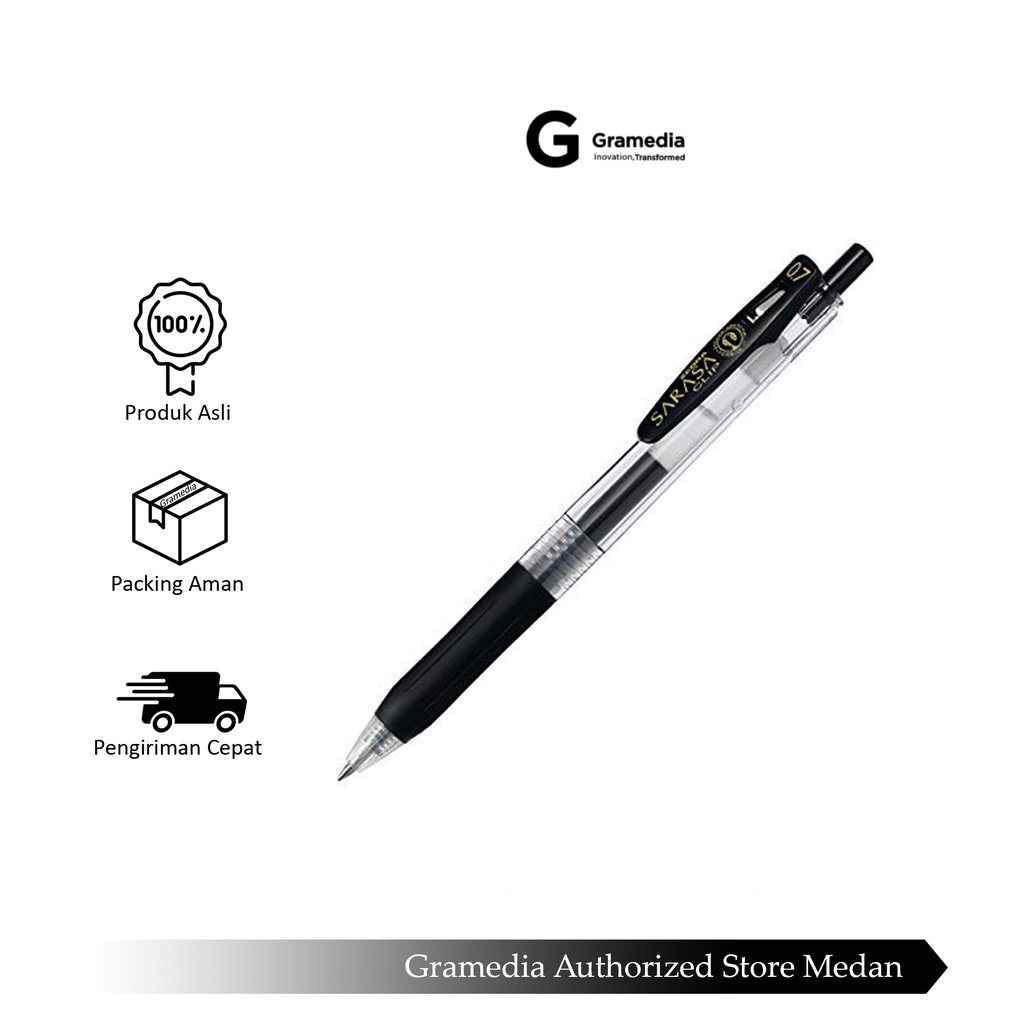 

Gramedia Medan - ZEBRA SARASA CLIP 0.7 BLACK