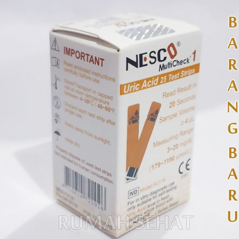 Strip asam urat nesco urid acid stik asam urat nesco strip asam urat